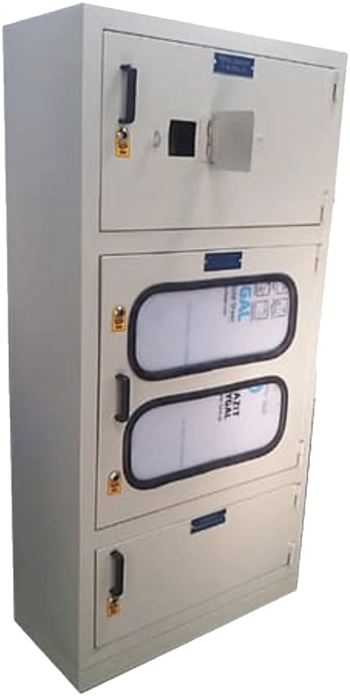 Gabinete con visores